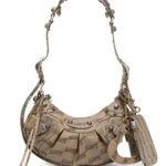 BALENCIAGA XS Le Cagole monogram shoulder bag 24 Hours Rent Price
